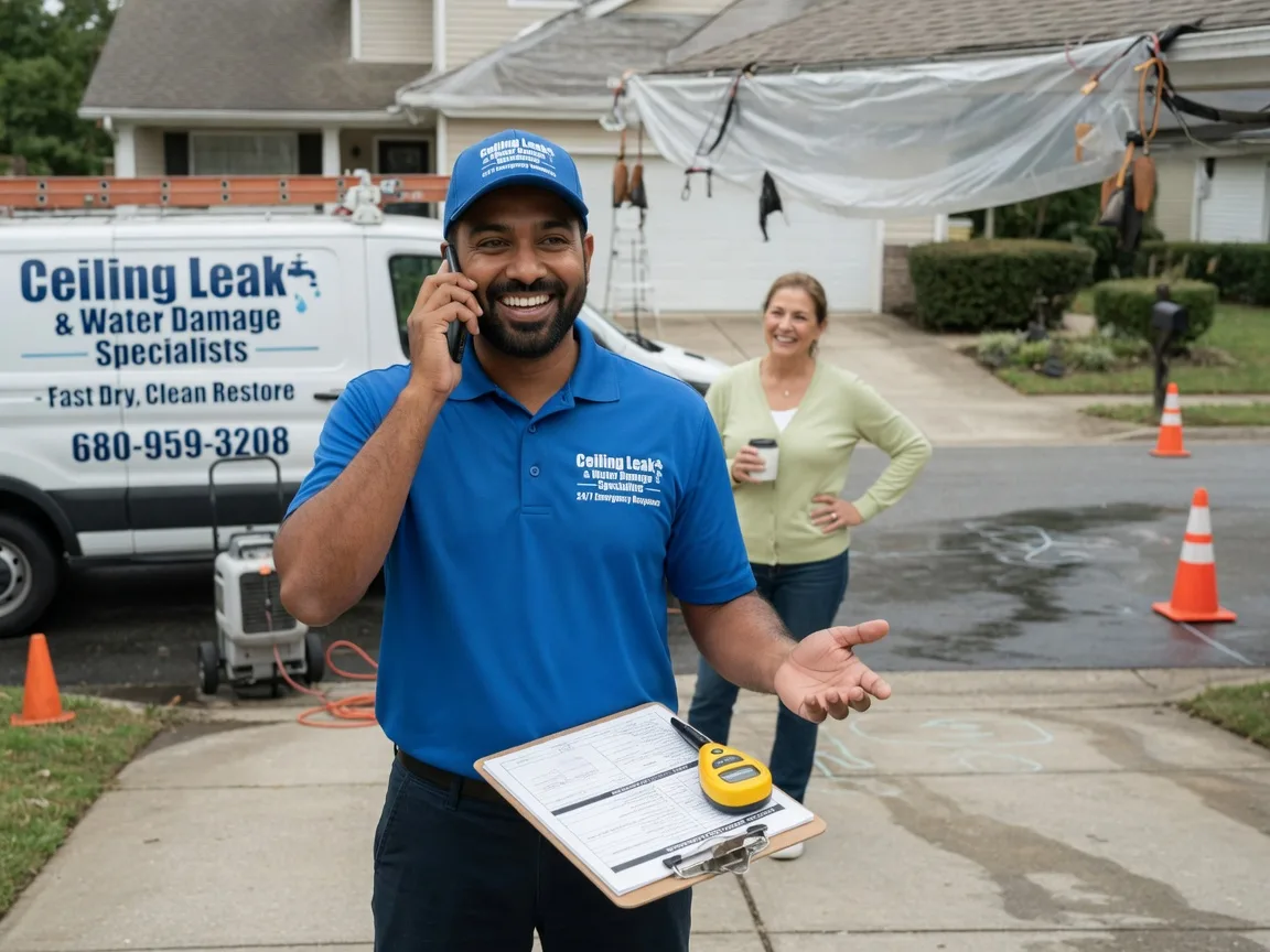 Ceiling Leak Cleanup Minden, IA FAQs